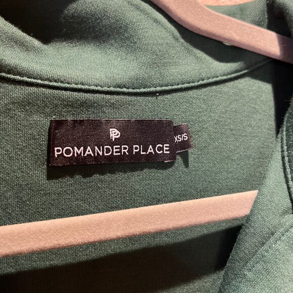 Tuckernuck Pomander Place Easy Polo in Jaguar Green XS/S - Picture 6 of 9